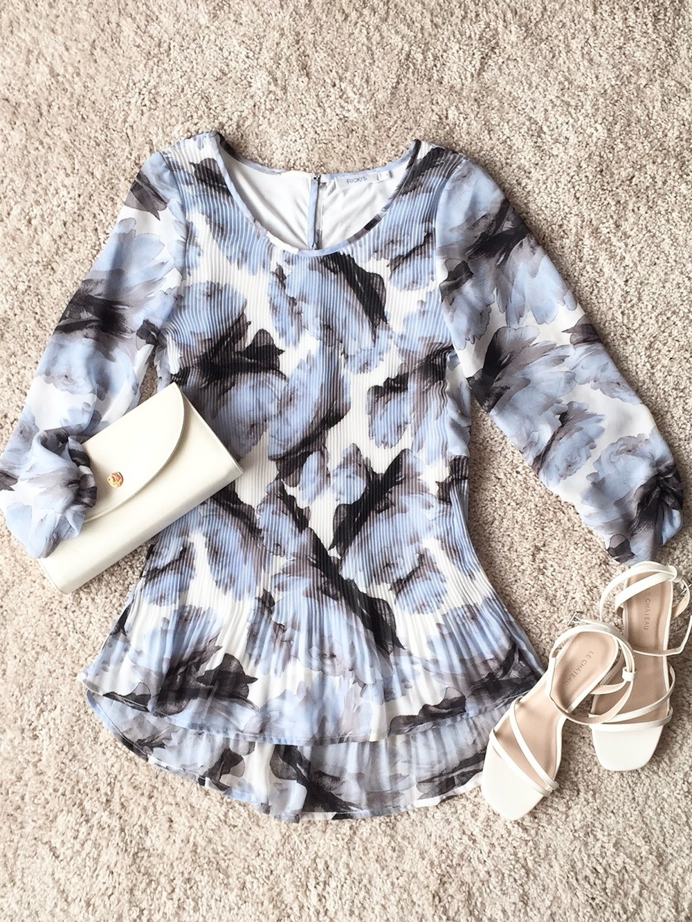 Ricki’s | Pleated Long Sleeve Top